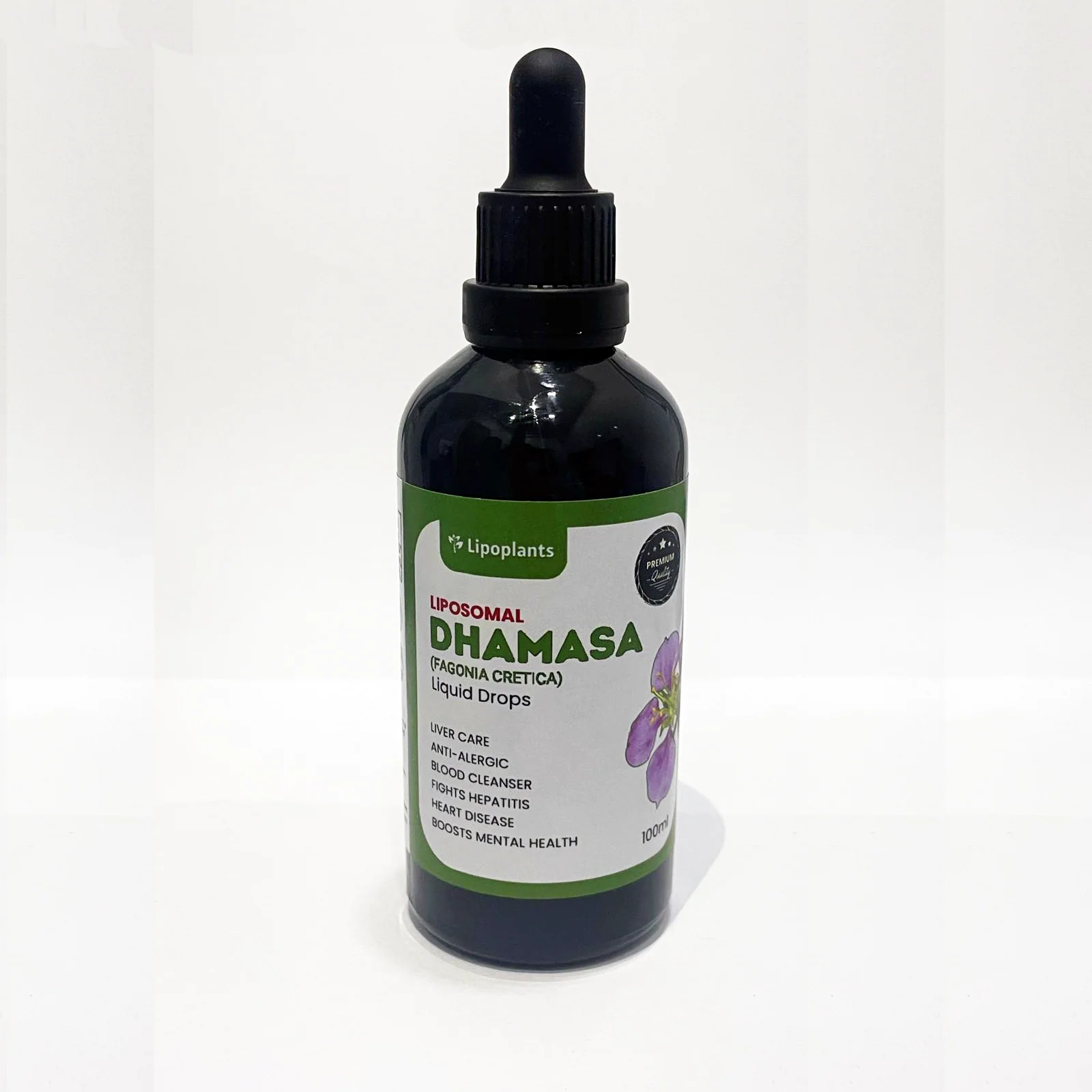 Liposomal Dhamasa 100ml – Fagonia Cretica | Herbal Liquid Wellness Support.
